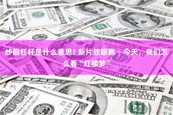 炒股杠杆是什么意思? 新片放眼瞧│今天，我们怎么看“红楼梦”