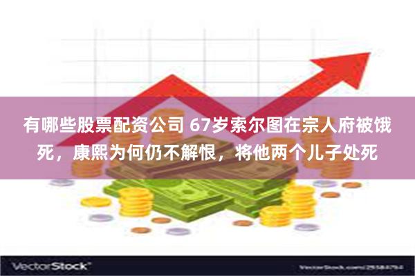 有哪些股票配资公司 67岁索尔图在宗人府被饿死，康熙为何仍不解恨，将他两个儿子处死