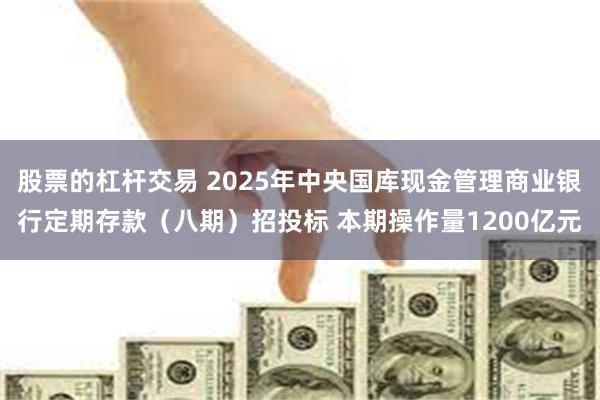 股票的杠杆交易 2025年中央国库现金管理商业银行定期存款（八期）招投标 本期操作量1200亿元